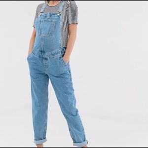 NWT ASOS Maternity “original” denim overalls in midwash